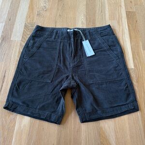 Outerknown Men's Dark Brown Corduroy Shorts